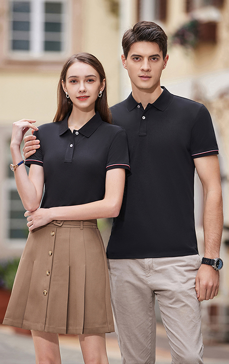 揚州工作服工廠 翻領短袖定印刷logo制做廣告衫文化衫公司活