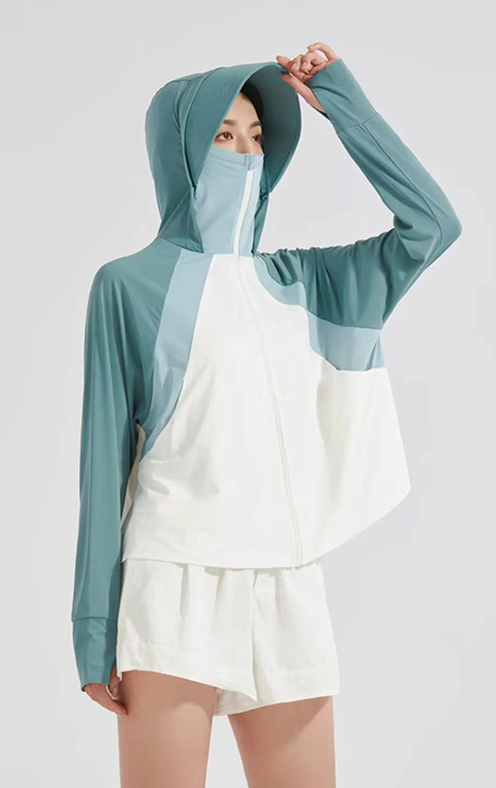 防曬衣女夏季防紫外線冰絲大帽檐防曬衣服廠家批發薄款透氣 外套
